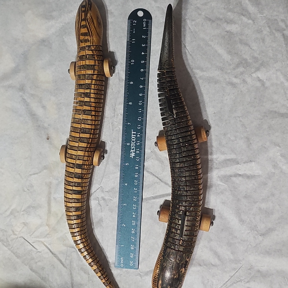 Vintage Wooden Fish Toy